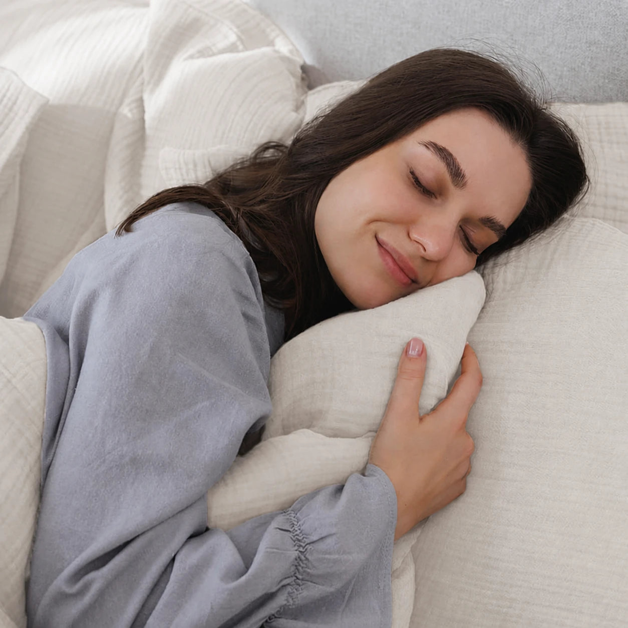 Milky Cotton Muslin Pillowcases